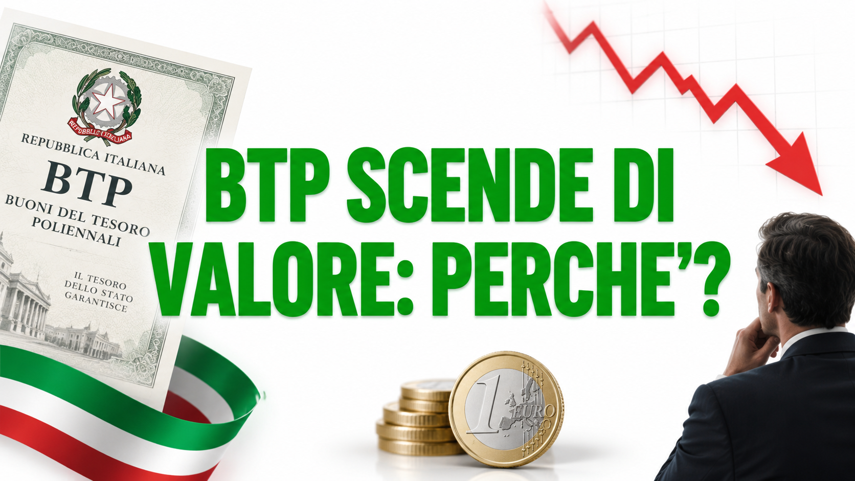 BTP Valore marzo 2026 in perdita: perché il prezzo dei BTP scende