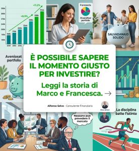 Scopri perché accantonare nel salvadanaio con costanza è la tua vera strategia vincente: ti dimostro, attraverso la storia di Marco e Francesca e dati reali di mercato, come la disciplina nel mettere da parte i tuoi risparmi generi valore indipendentemente dal tempismo, smascherando le bugie di chi ti promette di prevedere il futuro finanziario.